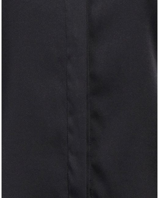 Antonelli Black Shirt Silk, Elastane