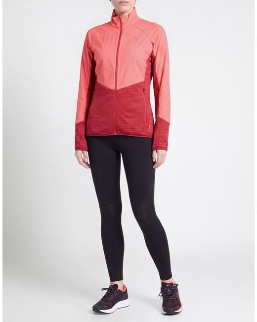 Odlo Red Jacket Polyester, Elastane