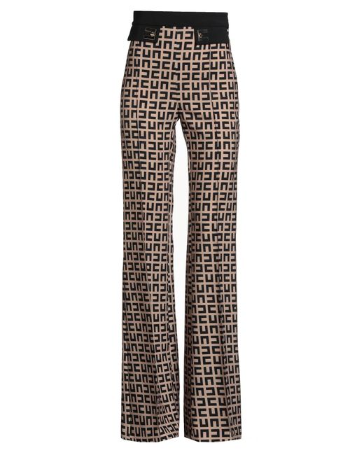 Elisabetta Franchi Gray Pants Polyester, Elastane