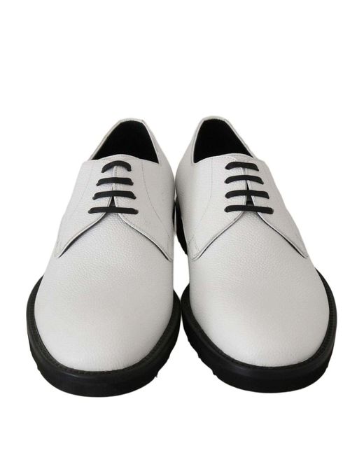 Zapatos de cordones Dolce & Gabbana de hombre de color White