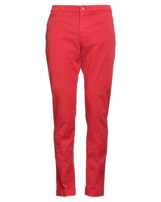 Hand Picked Red Trouser for men