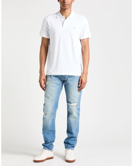 Harmont & Blaine White Polo Shirts for men
