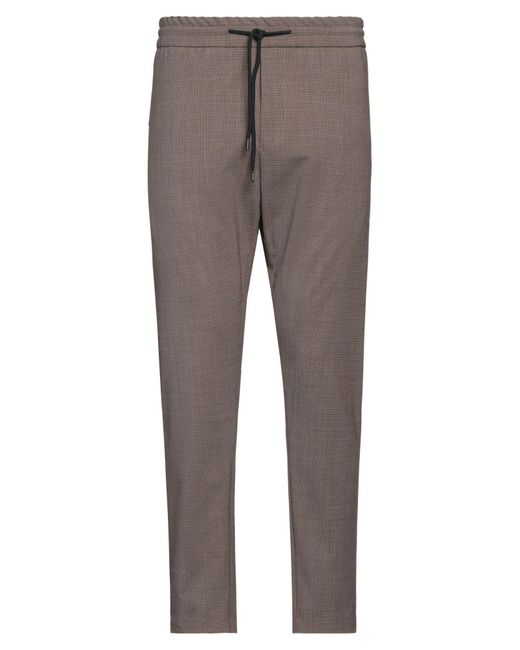 Dondup Gray Pants Polyester, Wool, Elastane for men