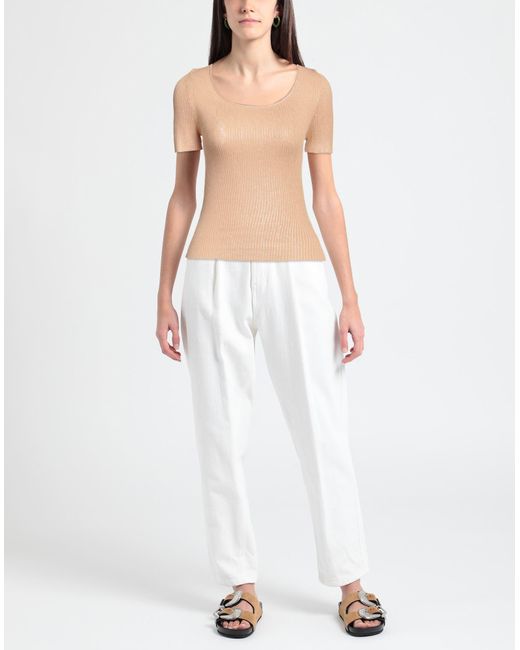 Pullover Jucca de color Natural