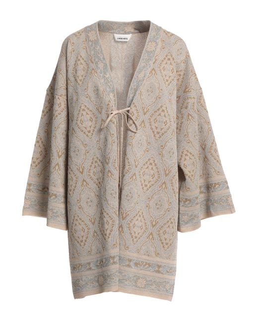 Circus Hotel Natural Cardigan Polyester, Polyamide