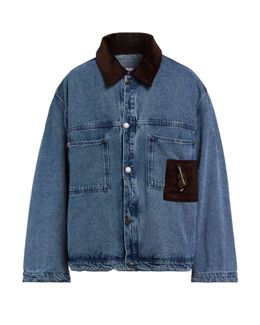 Charles Jeffrey Blue Denim Outerwear for men