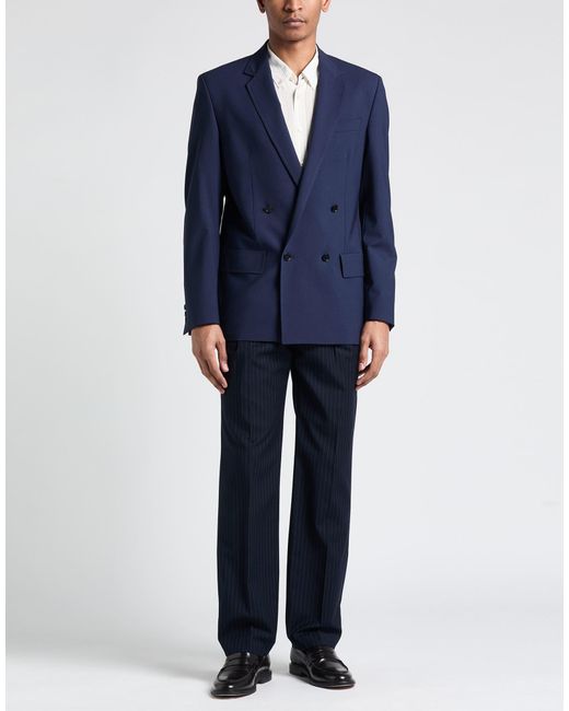 MSGM Blue Blazers for men