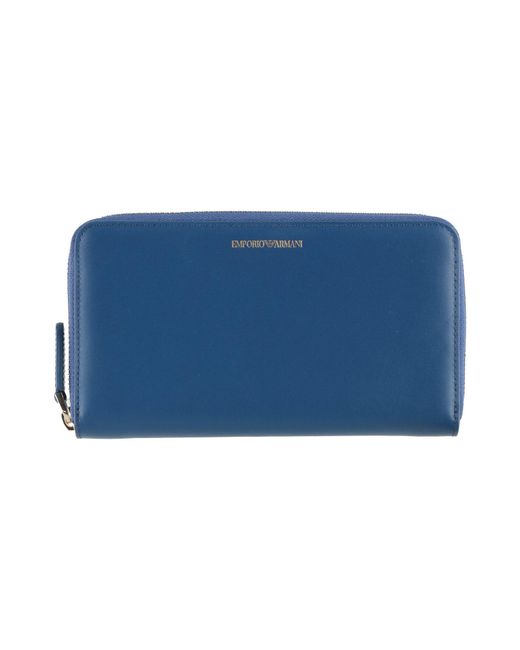 Emporio Armani Blue Wallets