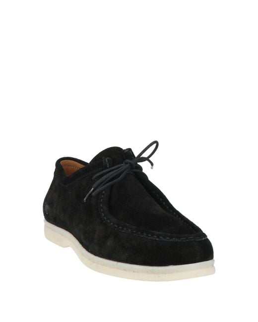 Cerruti 1881 Black Lace-Up Shoes Cow Leather
