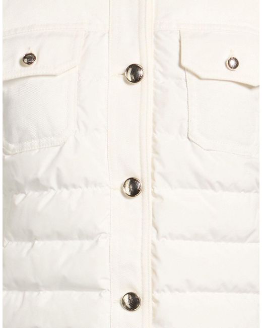 Moorer White Puffer Cotton, Elastane, Polyester