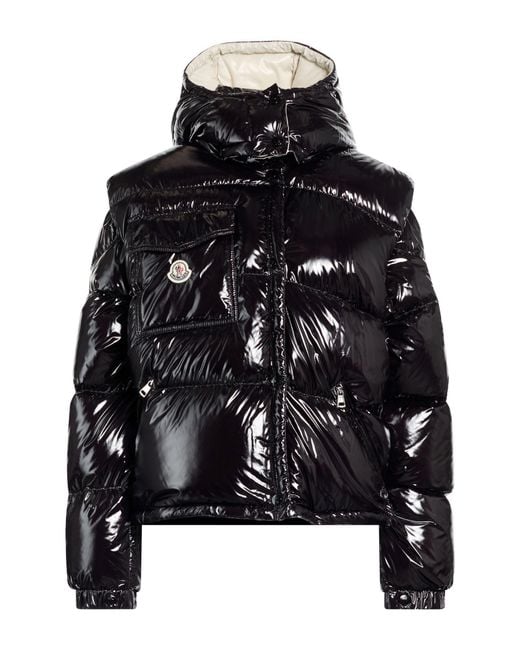 Moncler Black Re/Icons Puffer Polyamide