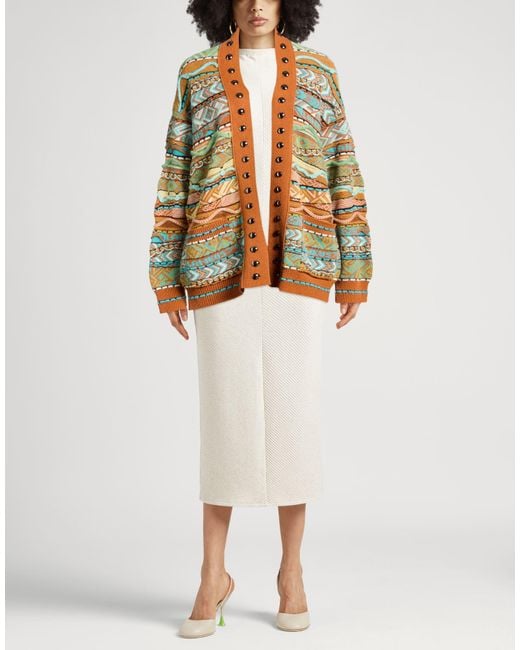 Laneus Blue Cardigan Polyamide, Alpaca Wool, Polyacrylic, Synthetic Fibers, Wool