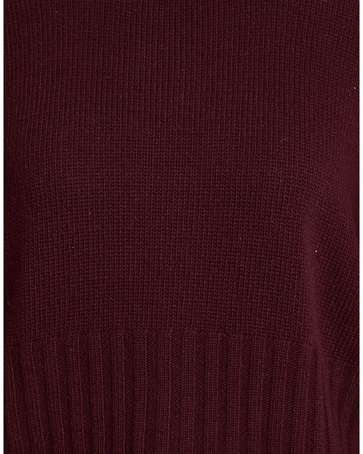 Plan C Red Turtleneck Wool