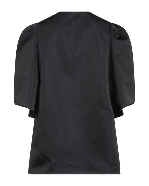 Rochas Black Overcoat & Trench Coat