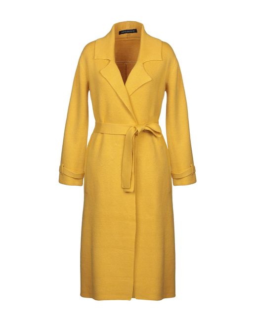 French Connection Yellow Overcoat