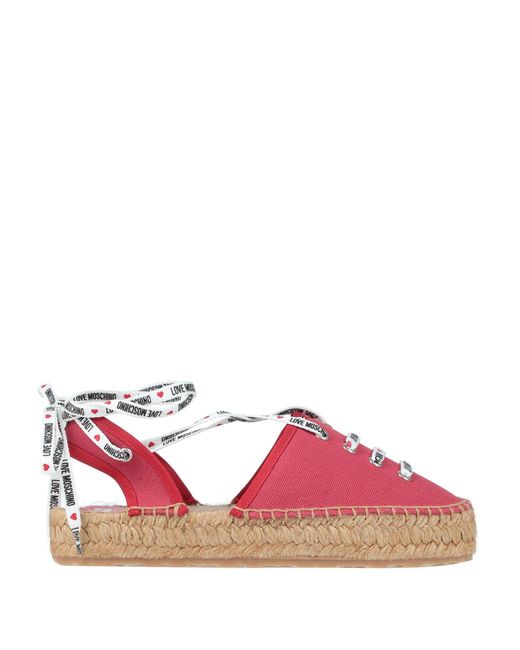 Love Moschino Espadrilles in Red -
