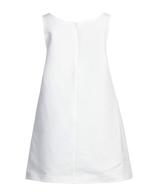 Marni White Mini Dress Cotton