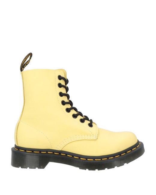 Dr. Martens Natural Ankle Boots Leather