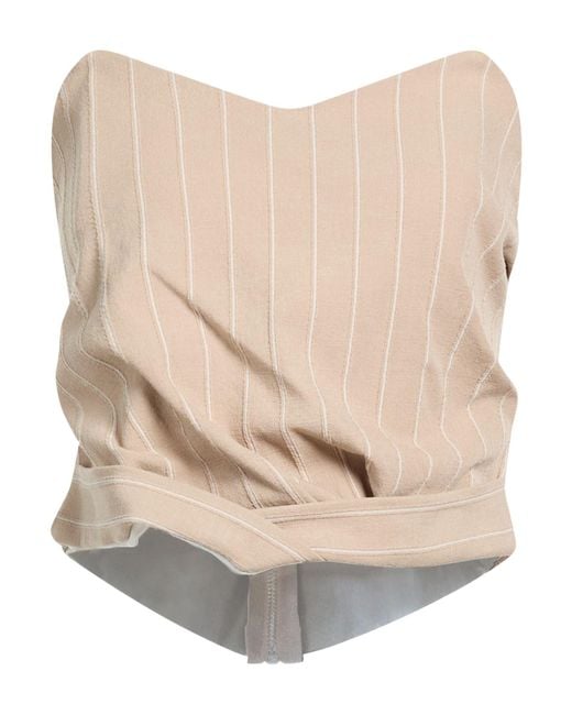 Rinascimento Natural Top Viscose, Polyester, Elastane