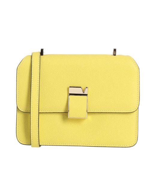 Valextra Yellow Cross-Body Bag