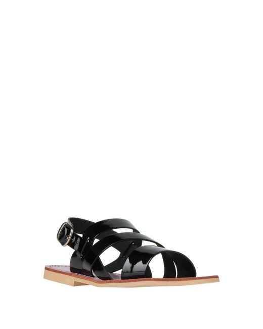 Testoni Black Sandals