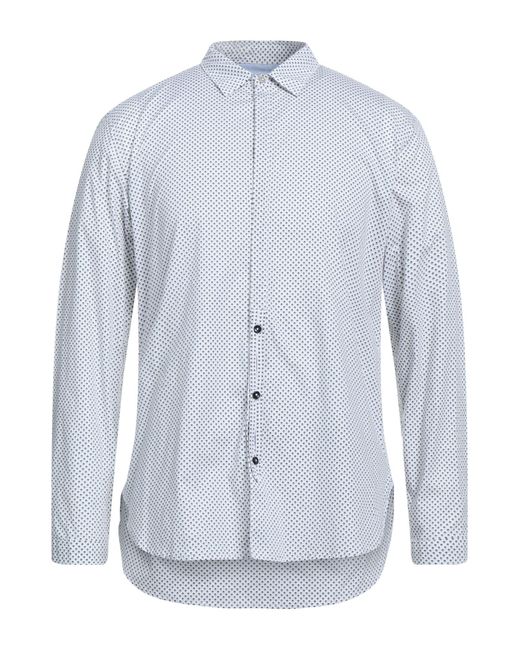 Berna Blue Shirt Cotton, Elastane for men