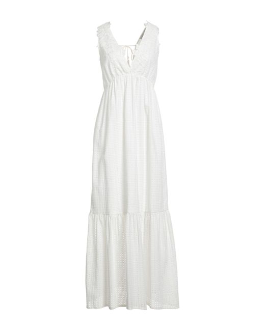 Ermanno Scervino White Maxi-Kleid