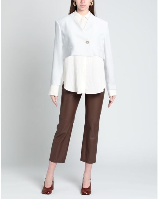 Pinko White Blazer