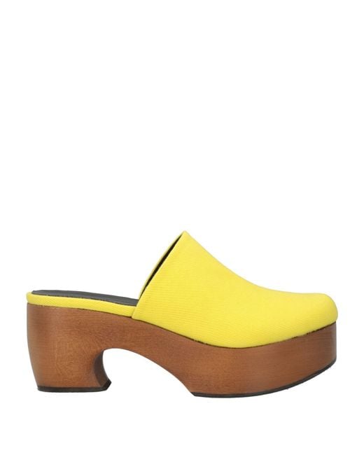 Mules & Sabots Grifoni en coloris Yellow
