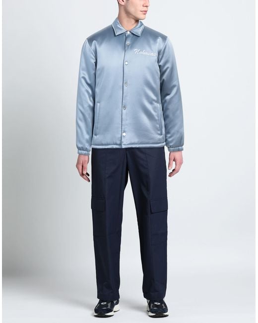 NAHMIAS Blue Jacket for men