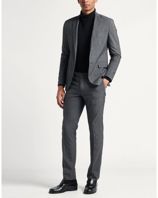 Traje Exte de hombre de color Gray