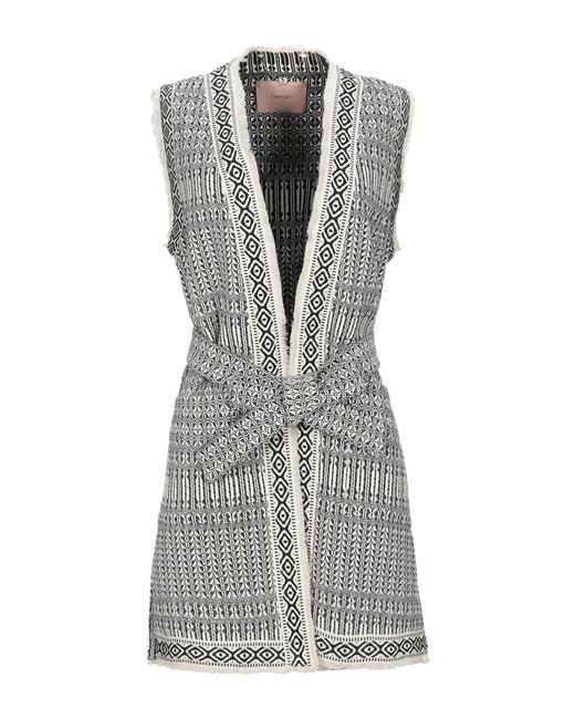 Soprabito & Trench di Twinset in Gray