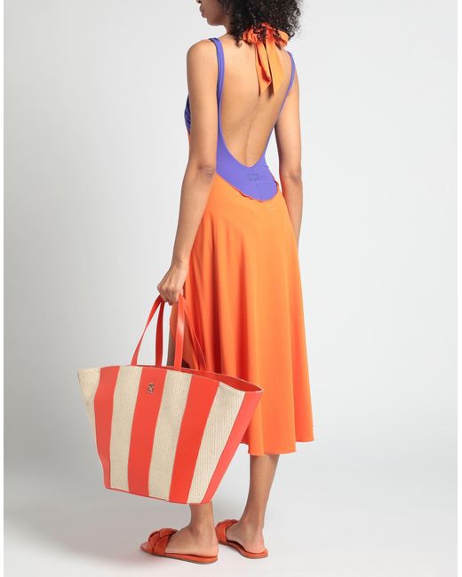 Vestido de playa Fisico de color Orange