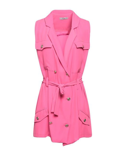 Fly Girl Pink Fuchsia Blazer Polyester, Elastane