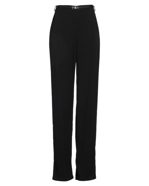 Elisabetta Franchi Black Pants Polyester