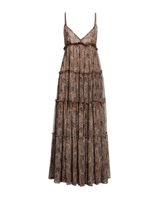 Gaelle Paris Brown Maxi Dress