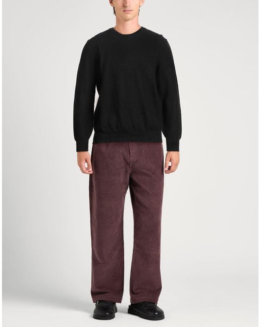 Barena Black Sweater Linen, Cotton for men