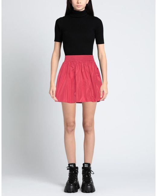 RED Valentino Red Mini Skirt