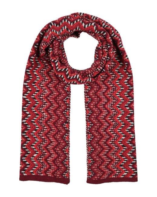 Bufanda Missoni de hombre de color Red