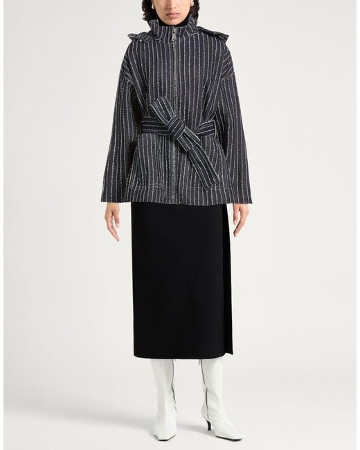 Khrisjoy Black Denim Outerwear Cotton, Acrylic, Wool