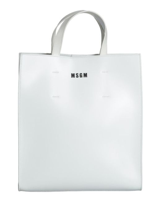 MSGM White Handbag
