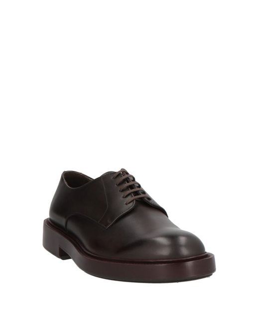 Giorgio Armani Brown Lace-Up Shoes for men