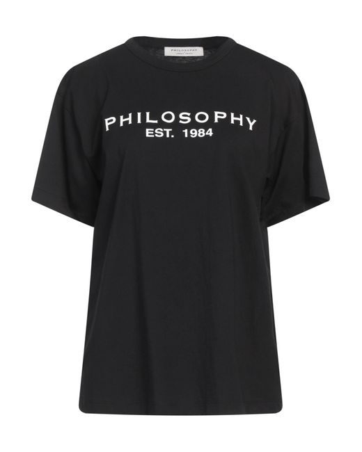 Camiseta Philosophy Di Lorenzo Serafini de color Black