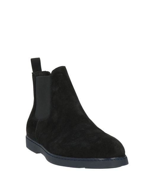 Doucal's Black Ankle Boots for men
