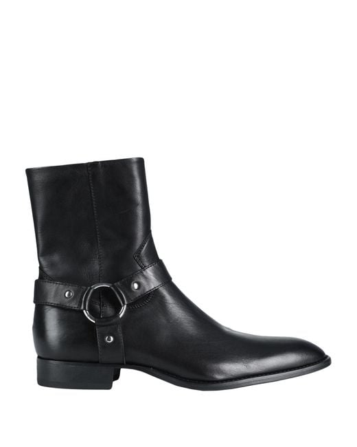 Lemarè Black Ankle Boots for men