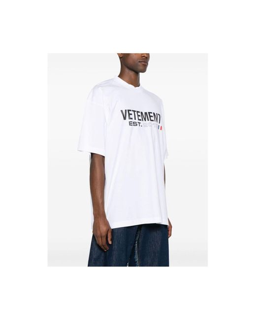 T-shirt Vetements en coloris White