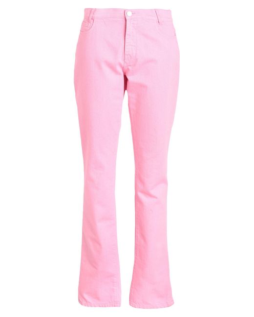 Raf Simons Pink Jeans Cotton