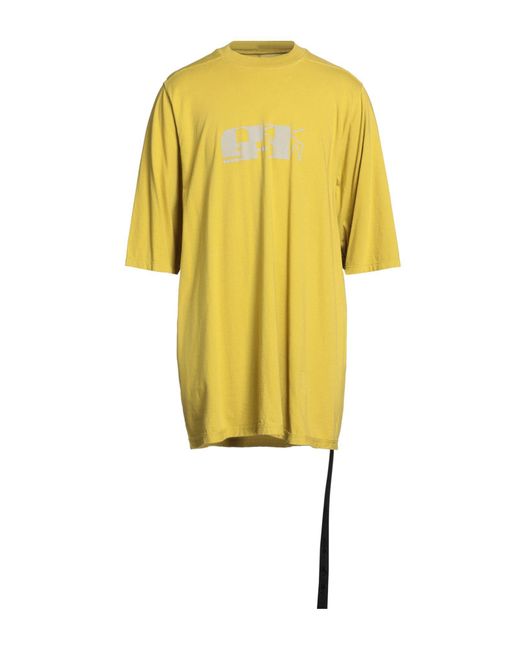 Homme Vêtements T-shirts T-shirts à manches longues T-shirt Coton Rick Owens pour homme en coloris Vert 