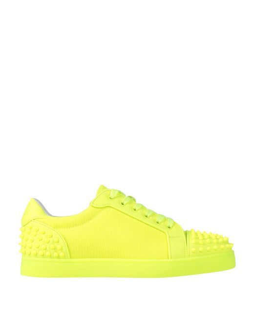 Christian Louboutin Yellow Trainers for men
