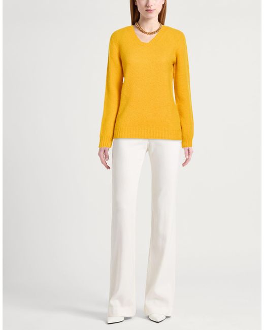 Drumohr Yellow Marigold Sweater Lambswool